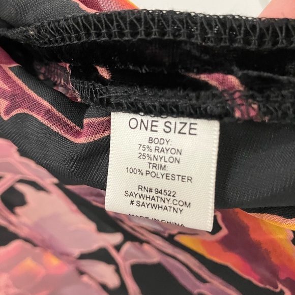 Say What Kimono wrap with fringe - Picture 3 of 6